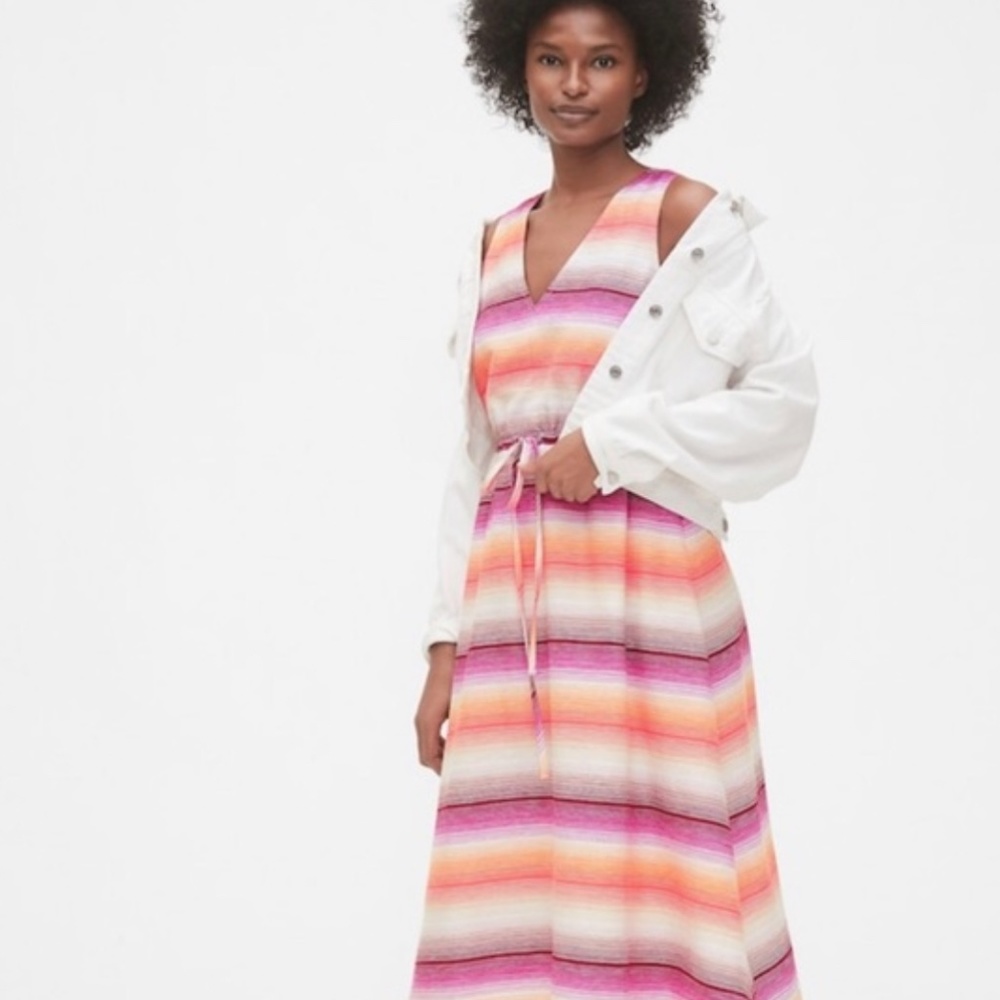 Gap Sleeveless Midi Dress Size 8